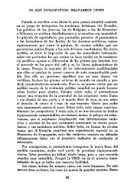 El mes diplomático: reaparece Lenin