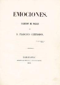 Emociones. Colección de poesías