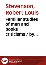 Familiar studies of men and books criticisms