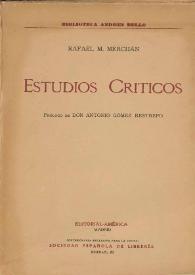 Estudios críticos