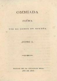 Ommiada: poëma. Tomo I