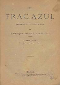 El frac azul : (memorias de un joven flaco)