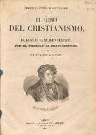 El genio del Cristianismo, ó Bellezas de la religion cristiana