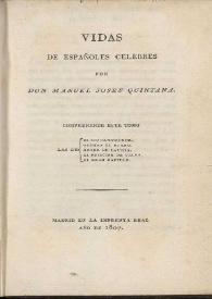 Vidas de españoles célebres