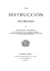 La Instrucción Secundaria