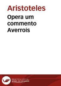 Opera um commento Averrois