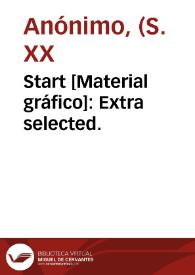 Start [Material gráfico]: Extra selected.