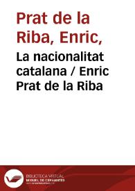 La nacionalitat catalana