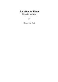 La niña de Plata: novela inédita