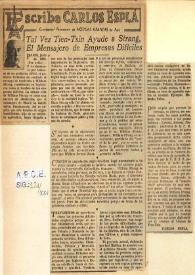 Tal vez Tien-Tsin ayude a Strang, el mensajero de empresas difíciles