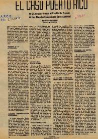 El caso Puerto Rico ; El atentado de Truman ; Una doctrina económica de buena amistad