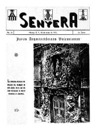 Senyera : boletín mensual de la Casa Regional Valenciana. Núm. 16, 25 de enero de 1955