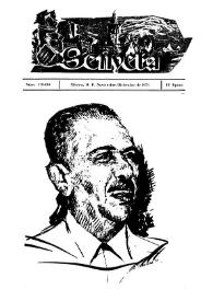 Senyera : boletín mensual de la Casa Regional Valenciana. Núm. 179-180, noviembre-diciembre de 1970