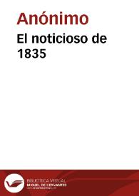 El noticioso de 1835