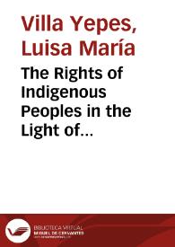 The Rights of Indigenous Peoples in the Light of International Human Rights Law