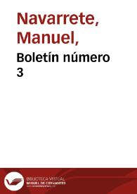 Boletín número 3