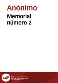 Memorial número 2