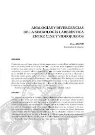 Analogías y divergencias de la simbología laberíntica entre cine y videojuegos