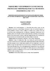 Narradores y reflexividad en el documental político del tardofranquismo y la transición democrática (1967-1977)