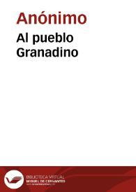 Al pueblo Granadino