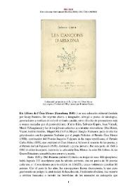 Els Llibres de l’Óssa Menor (Barcelona, 1949- ) [Semblanza]