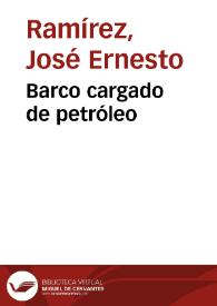 Barco cargado de petróleo