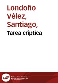 Tarea críptica