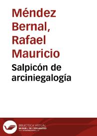 Salpicón de arciniegalogía