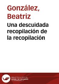 Una descuidada recopilación de la recopilación