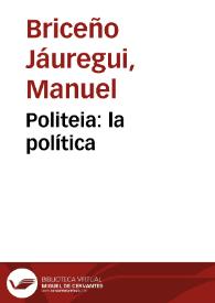 Politeia: la política