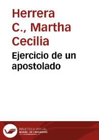 Ejercicio de un apostolado