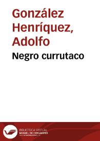 Negro currutaco