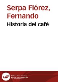 Historia del café