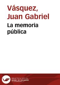 La memoria pública