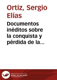 Documentos inéditos sobre la conquista y pérdida de la plaza de Portobelo por el general Gregor MacGregor, en 1819