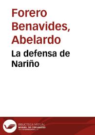 La defensa de Nariño