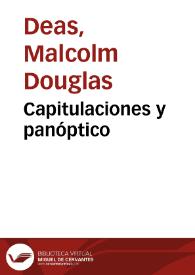 Capitulaciones y panóptico