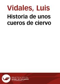 Historia de unos cueros de ciervo