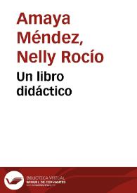 Un libro didáctico