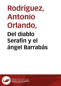 Del diablo Serafín y el ángel Barrabás