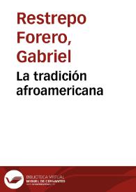 La tradición afroamericana