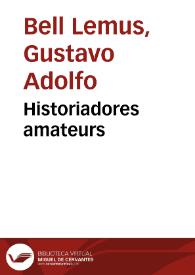 Historiadores amateurs