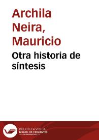 Otra historia de síntesis