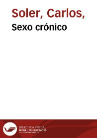 Sexo crónico