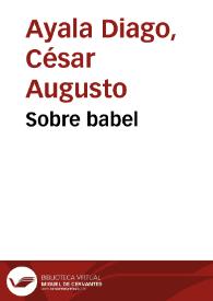 Sobre babel