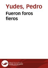 Fueron foros fieros