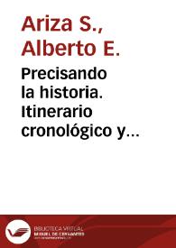 Precisando la historia. Itinerario cronológico y geográfico de la expedición de Jiménez de Quesada al Reino Chibcha