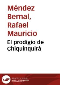 El prodigio de Chiquinquirá