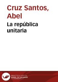 La república unitaria