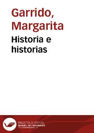 Historia e historias